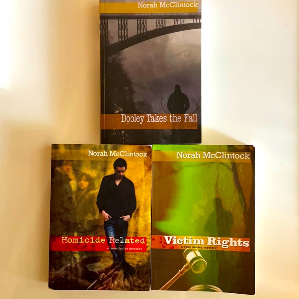 Norah McClintock Teen Mystery Fiction Books - Three Trade Paperbacks